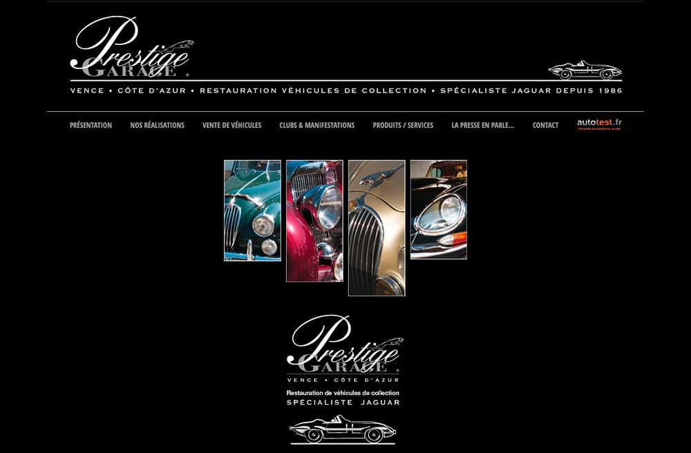 Prestige garage vence ancien site